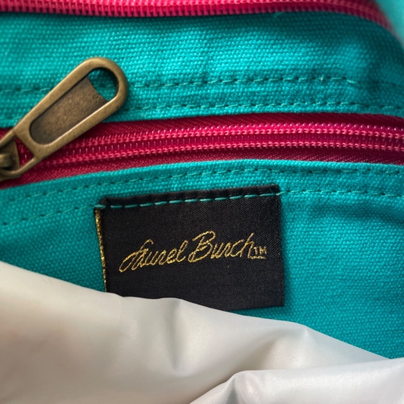 Laurel Burch colorful birds of paradise crossbody bag - Picture 6 of 6